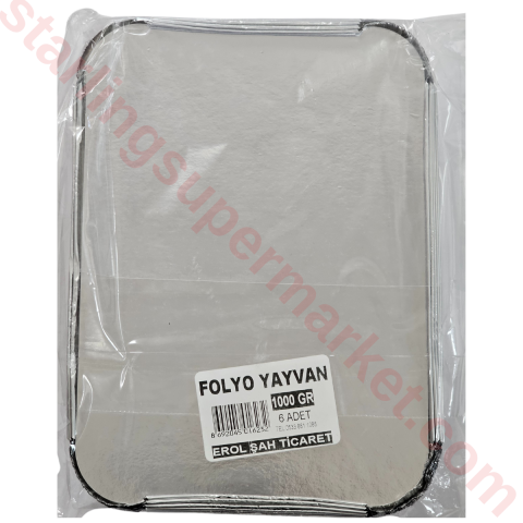 EROL SAH FOLYO KAP DERIN&YAYVAN 1000 G 6 LI