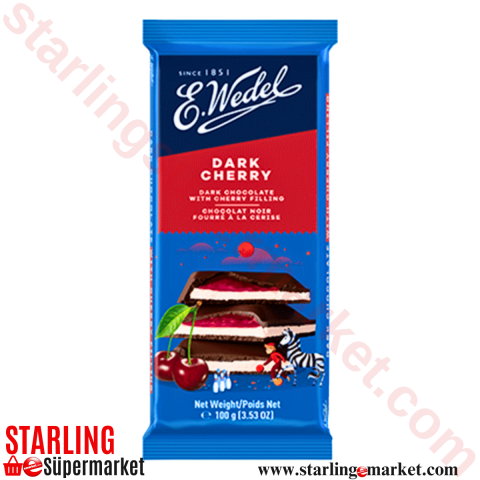 WEDEL CIKOLATA DARK CHERRY FILL 100 G