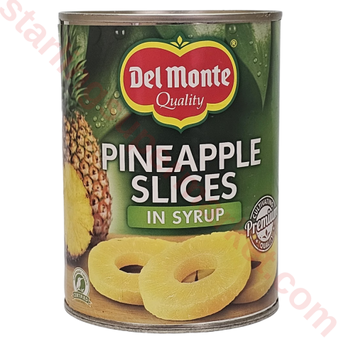 DELMONTE PINEAPPLE SLICES IN SYRUP 567 G