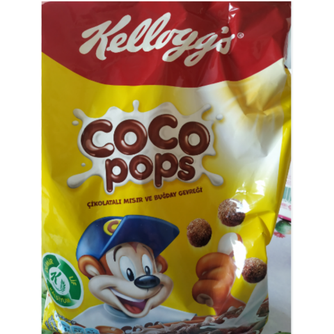 KELLOGS GEVREK CORN FLAKES COCO POPS POSET 450 G