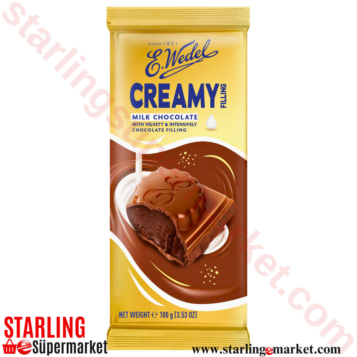 WEDEL CIKOLATA MILK CHOCO CREAMY 100 G