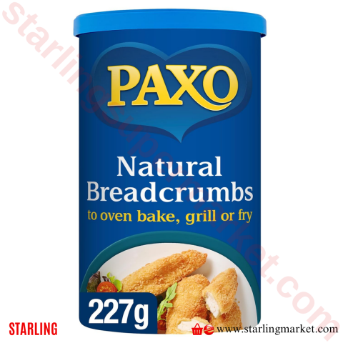 PAXO NATURAL BREADCRUMBS 227 G