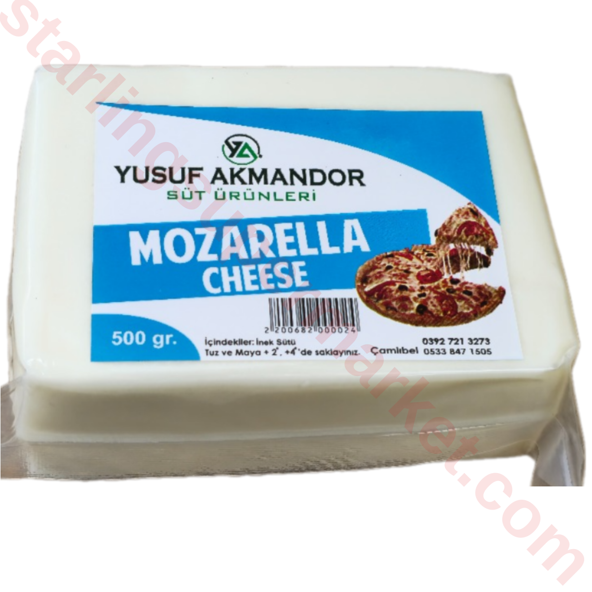 YUSUF AKMANDOR PEYNIR MOZERELLA 500 G