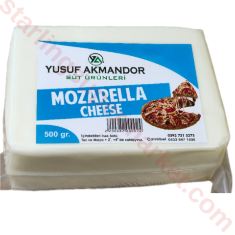 YUSUF AKMANDOR PEYNIR MOZERELLA 500 G