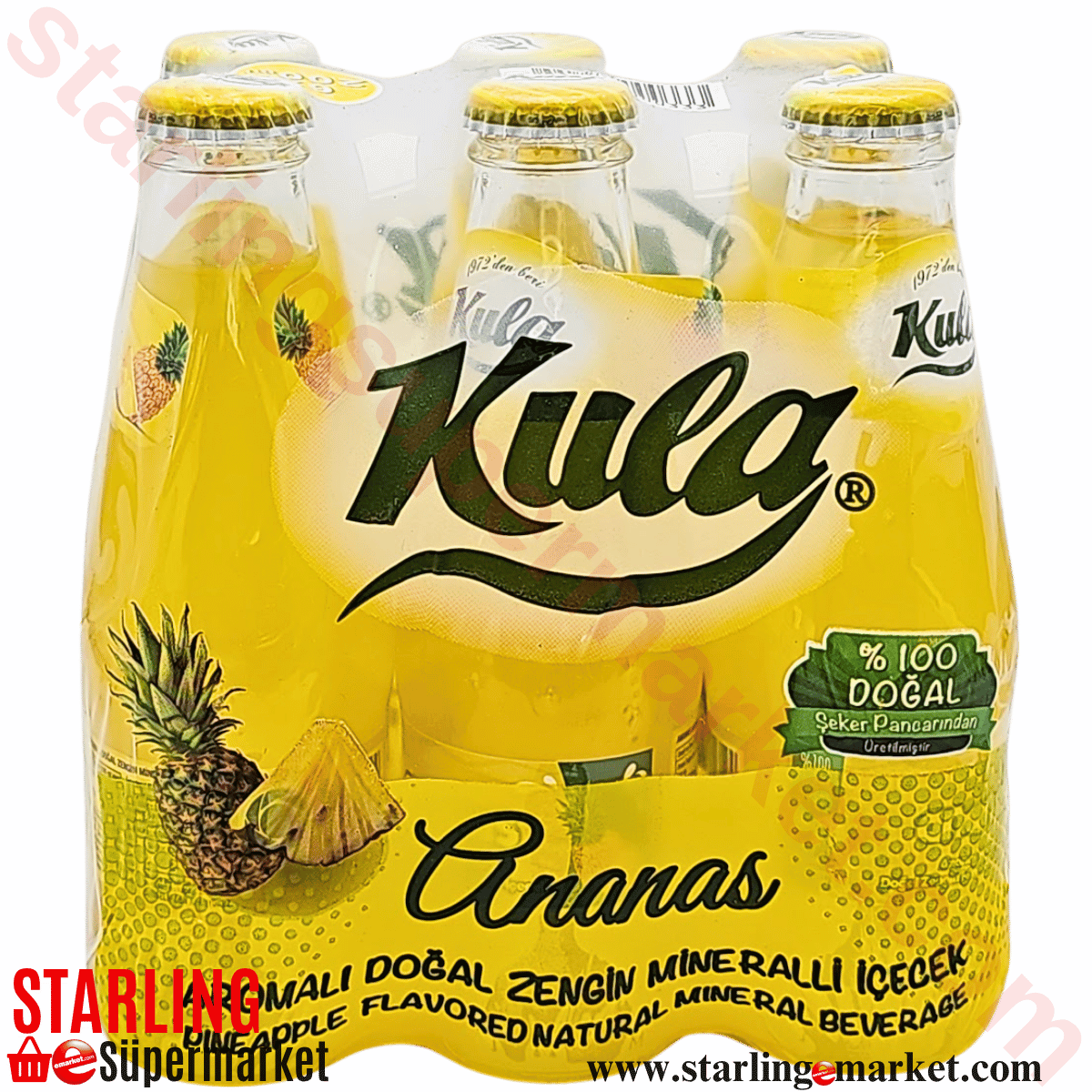 KULA MADEN SUYU ANANAS 6*200 ML