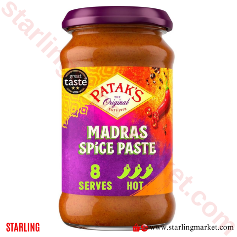 PATAKS MADRAS SPICE PASTE 283 G
