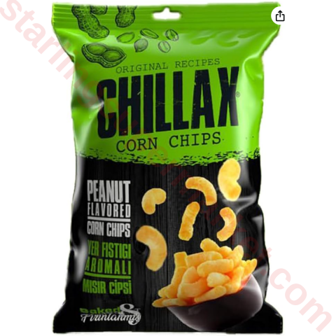 CHILLAX CORN CHIPS PEANUT 60 G