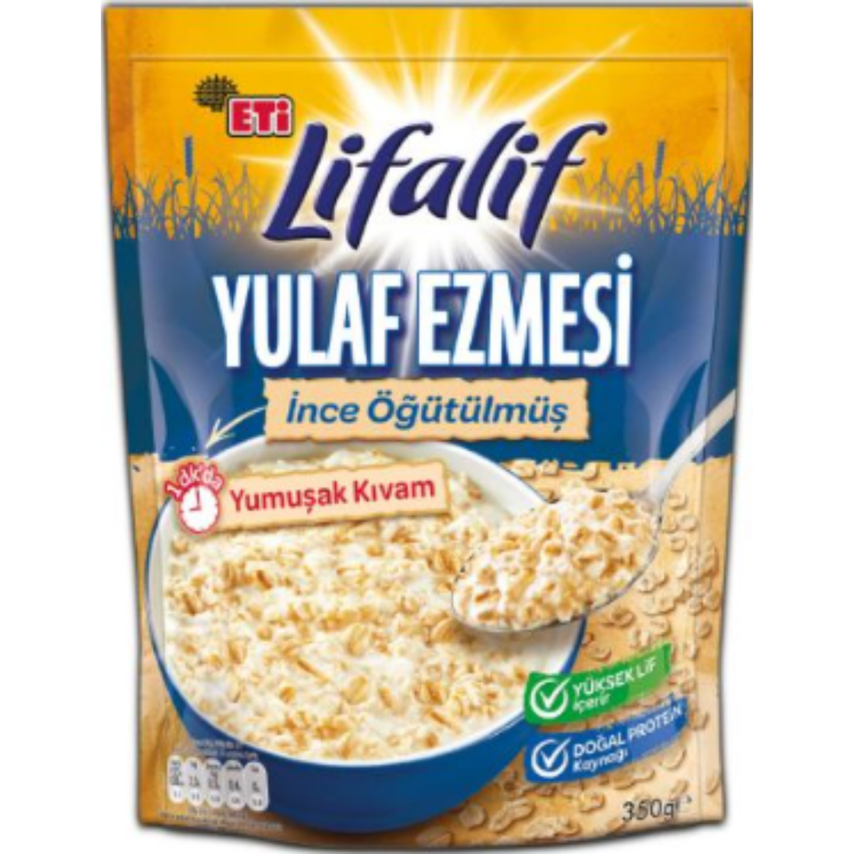 ETI LIFALIF YULAF EZMESI INCE OGUTULMUS 350 G