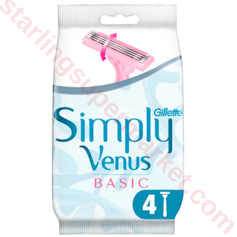 GILLETTE VENUS TIRAS BICAGI BASIC 3 BICAK POS 4 LU