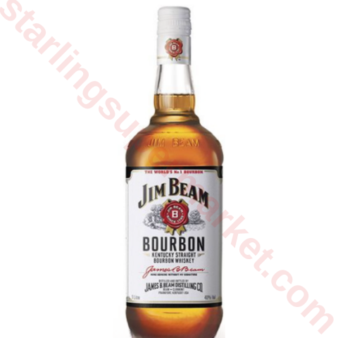 JIM BEAM WHISKEY WHITE BOURBON 150 CL