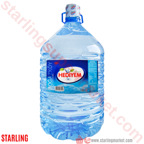 HEDIYEM SU TEK KULLANIMLIK 15 LT