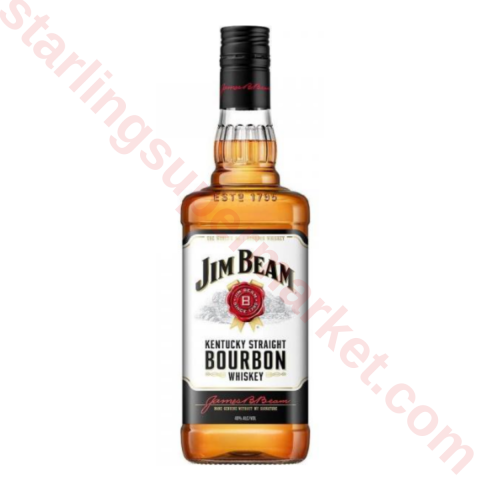 JIM BEAM WHISKEY WHITE BOURBON 70 CL