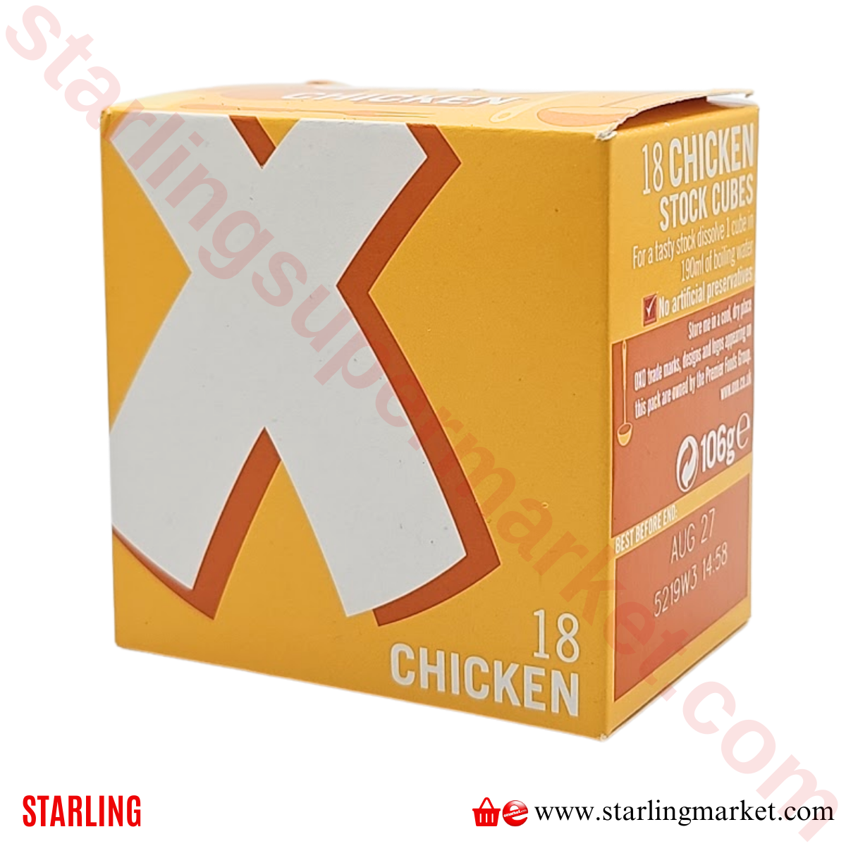 OXO STOCK CUBES CHICKEN 18 LI 106 G
