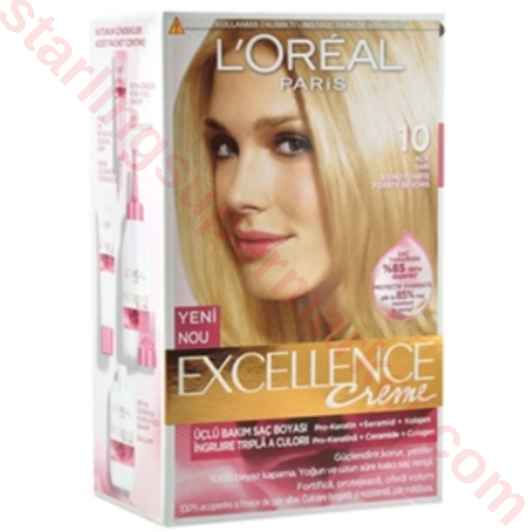 LOREAL EXCELLENCE CREME ACIK SARI 10