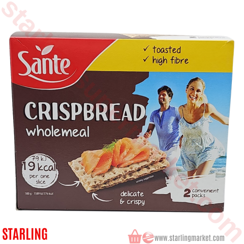 SANTE CRISPBREAD WHOLEMEAL 150 G