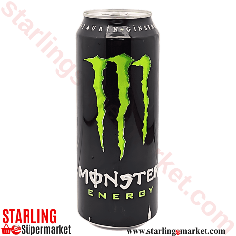 MONSTER ENERGY DRINK ORIGINAL SIYAH 500 ML