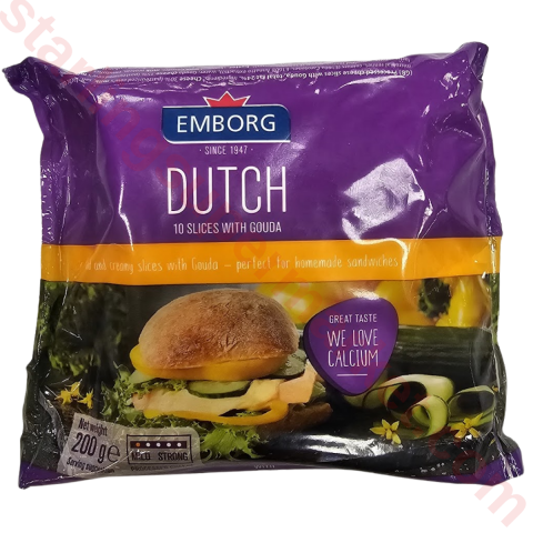 EMBORG PEYNIR DUTCH DILIMLI GOUDA 200 G