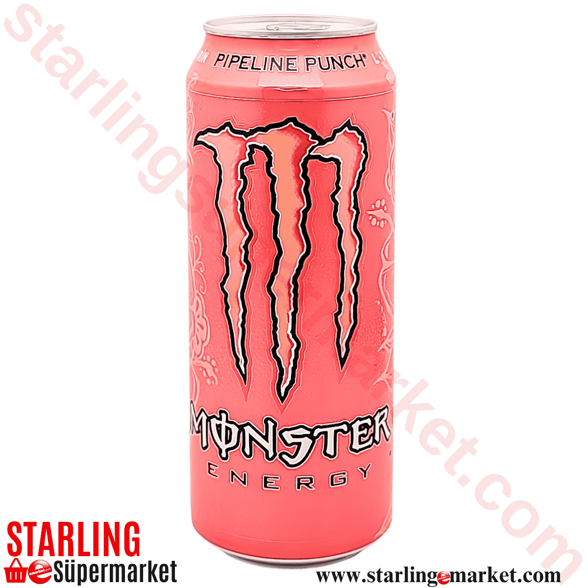 MONSTER ENERGY DRINK PIPELINE PUNC KIRMIZI 500 ML