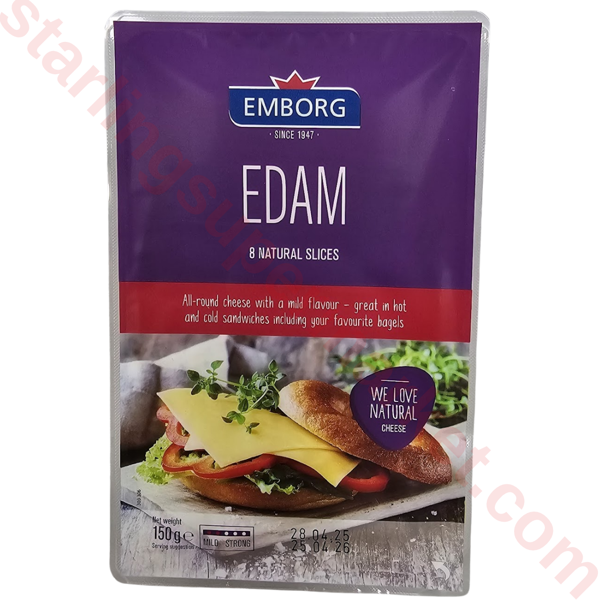 EMBORG PEYNIR EDAM DILIMLI 150 G