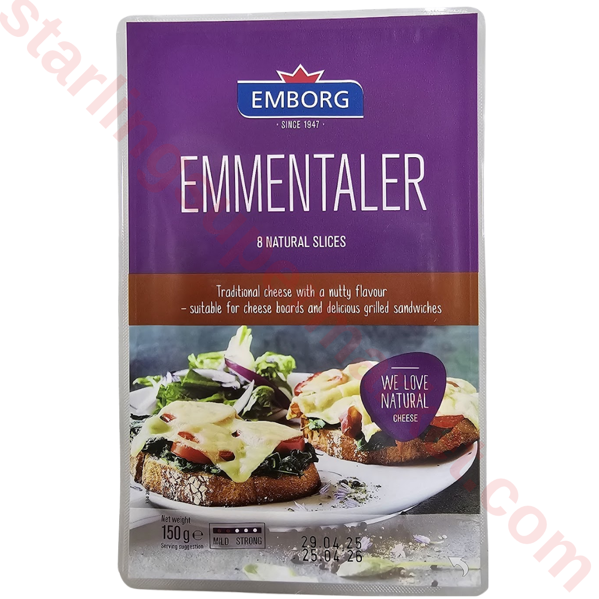 EMBORG PEYNIR EMMENTALER DILIMLI 150 G