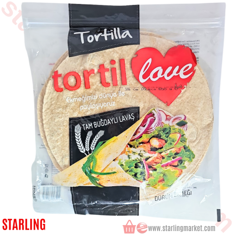 TORTILLOVE LAVAS TAM BUGDAYLI 25  CM 650 G