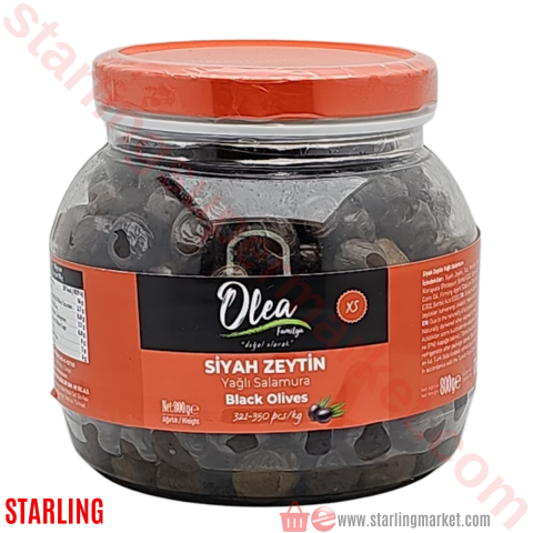 OLEA FAMILYA SIYAH ZEYTIN YAGLI SELE 321-350 800 G