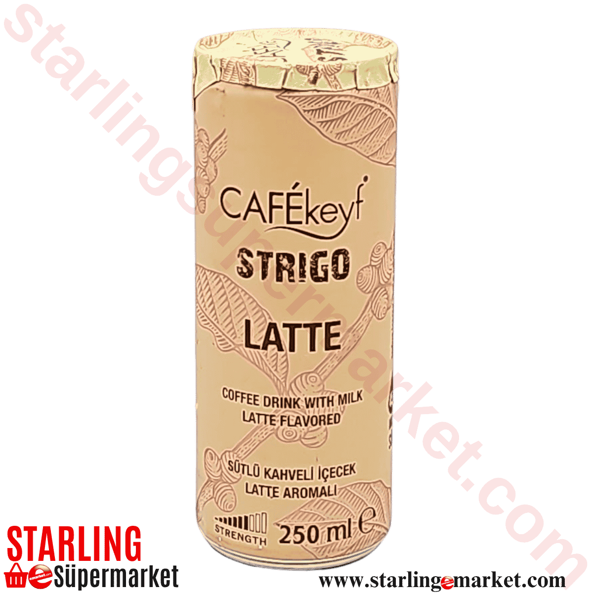 CAFEKEYF STRIGO SOGUK KAHVE LATTE 250 ML