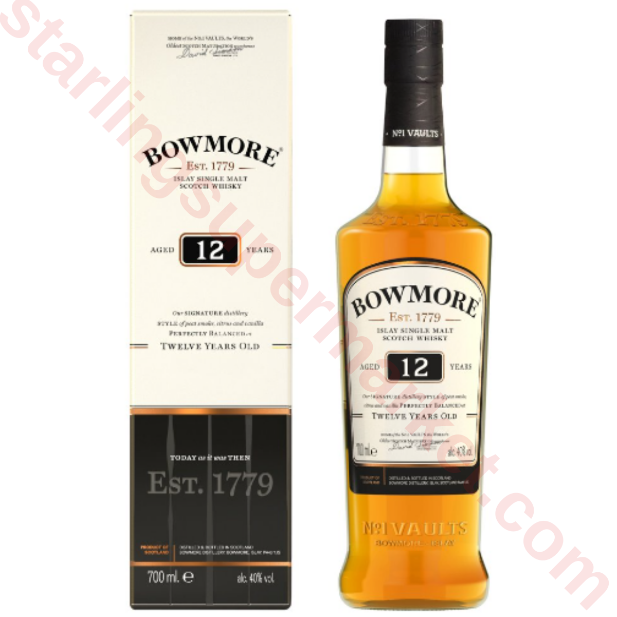 BOWMORE WHISKEY SINGLE MALT 12 YO 70 CL