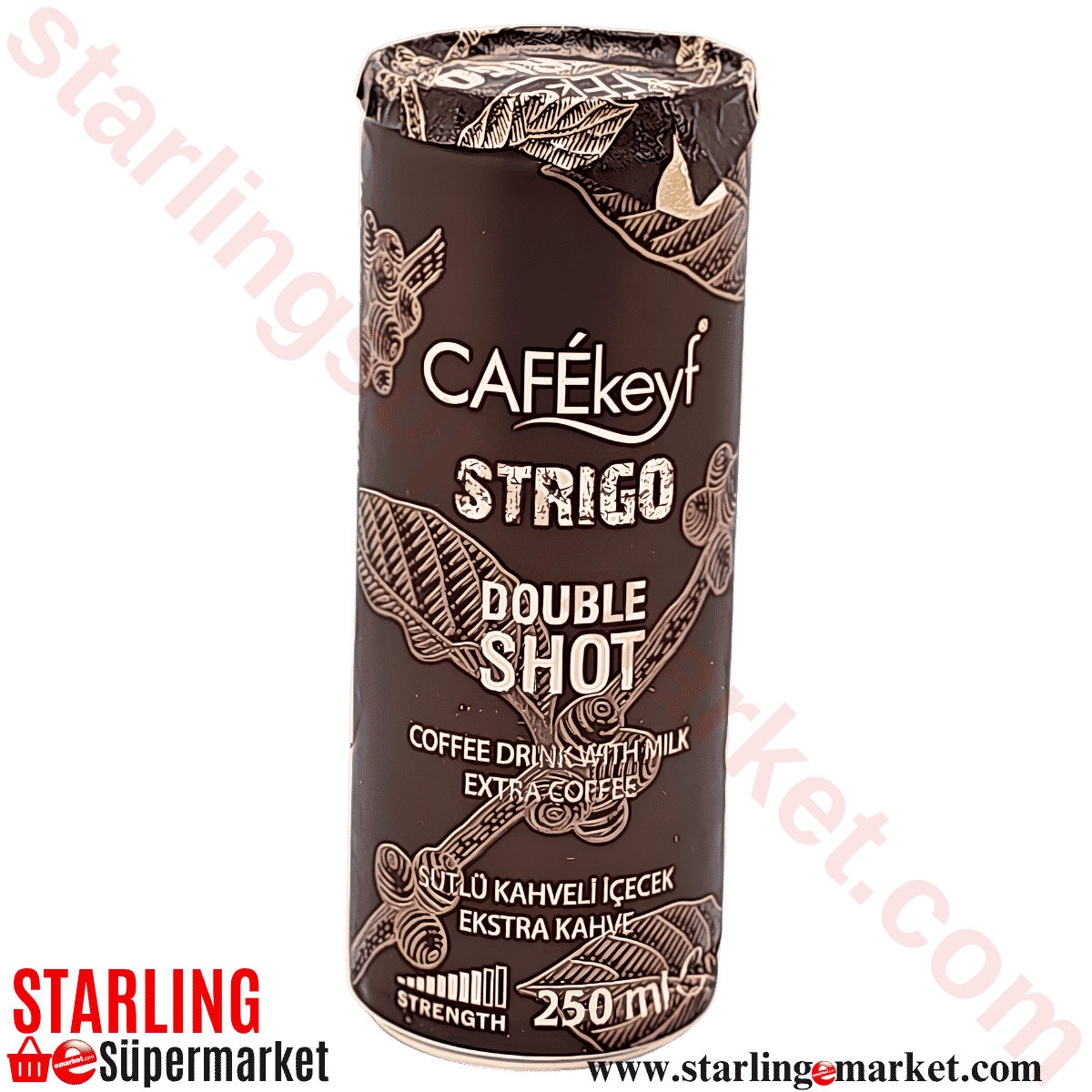 CAFEKEYF STRIGO SOGUK KAHVE DOUBLE SHOT 250 ML