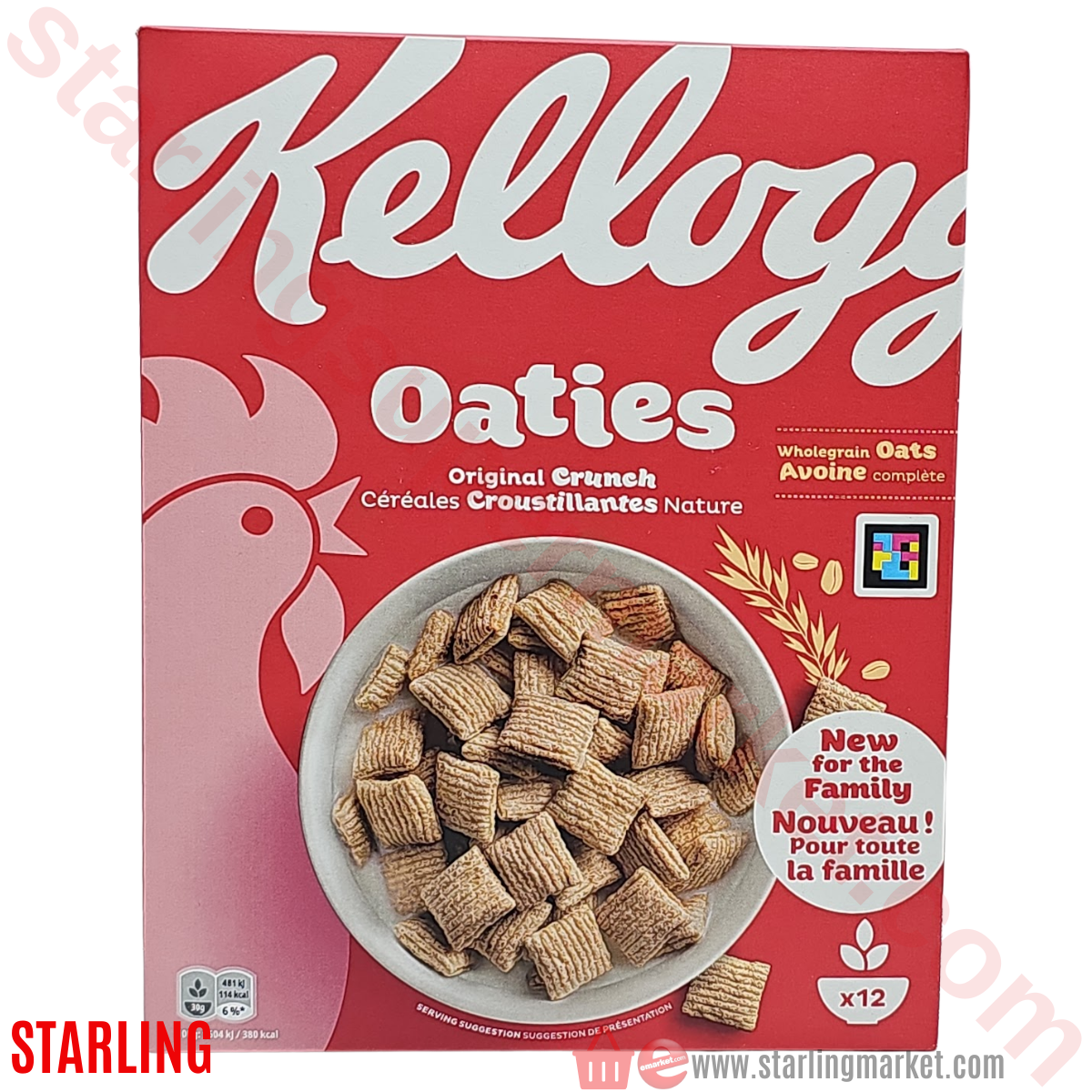 KELLOGS OATIES ORIGINAL CRUNCH 360 G