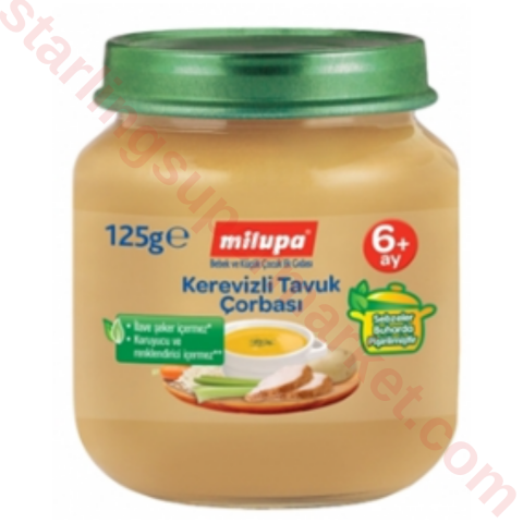 MILUPA BEBE CORBA KEREVIZLI TAVUK 125 G