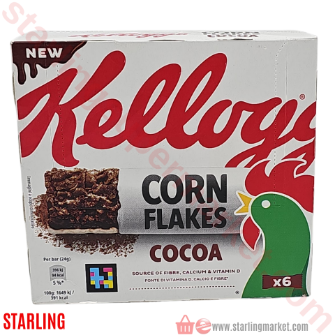KELLOGS CORN FLAKES COCOA BAR 6*24 G