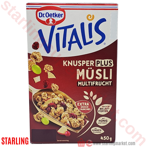 DR OETKER MUSLI MULTI MEYVELI CITIR 450 G