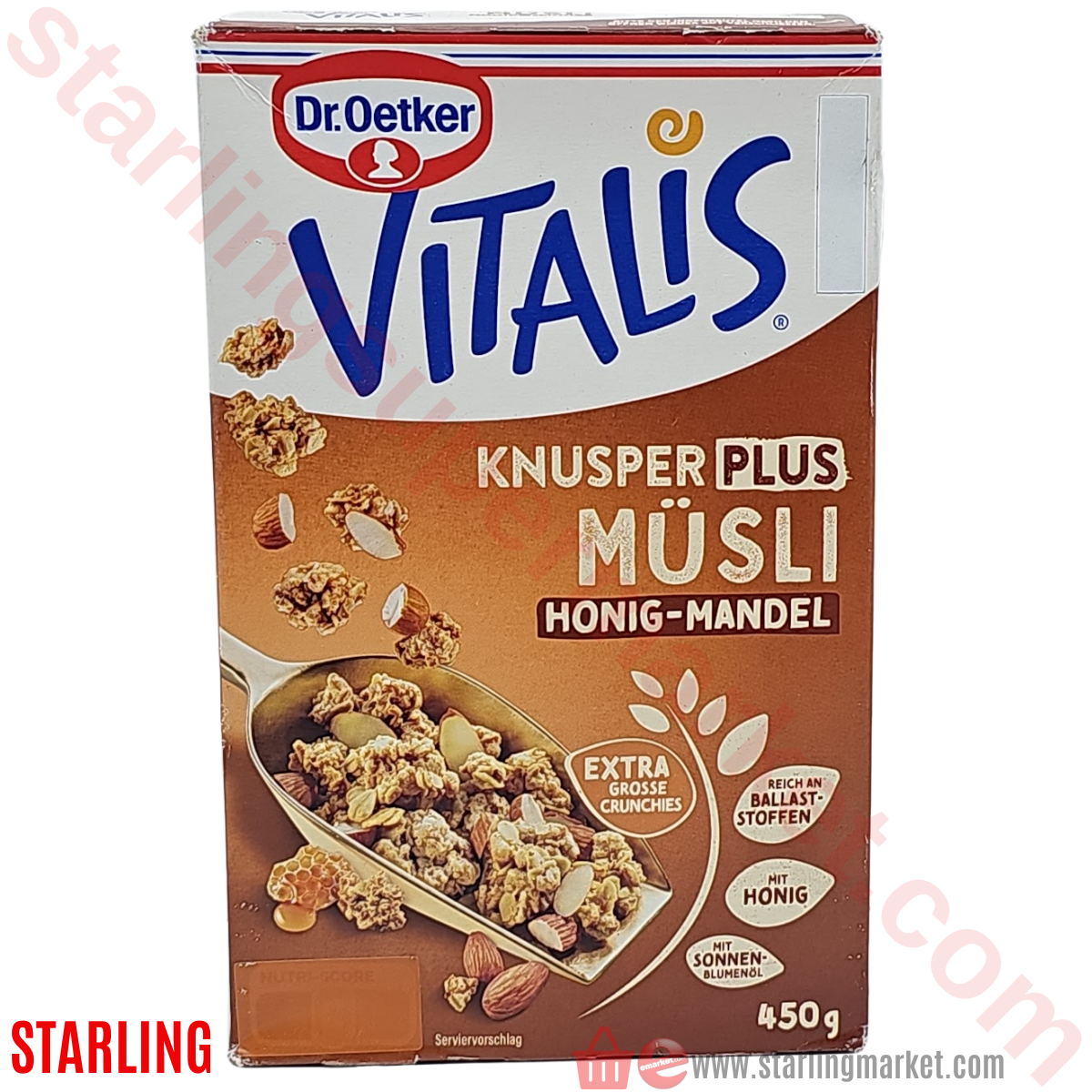 DR OETKER MUSLI BALLI BADEMLI CITIR 450 G