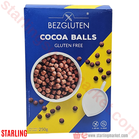 BEZGLUTEN GULUTENSIZ CORN FLAKES COCOA BALLS 250 G
