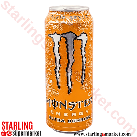 MONSTER ENERGY DRINK ULTRA SUNSHINE TURUNCU 500 ML