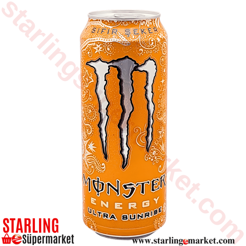 MONSTER ENERGY DRINK ULTRA SUNSHINE TURUNCU 500 ML