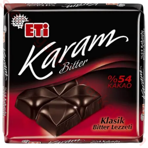 ETI KARAM CIKOLATA KLASIK BITTER %54 KAKAO 60 G