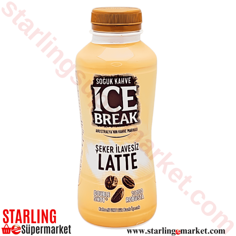ICE BREAK SOGUK KAHVE SEKERSIZ LATTE 375 ML