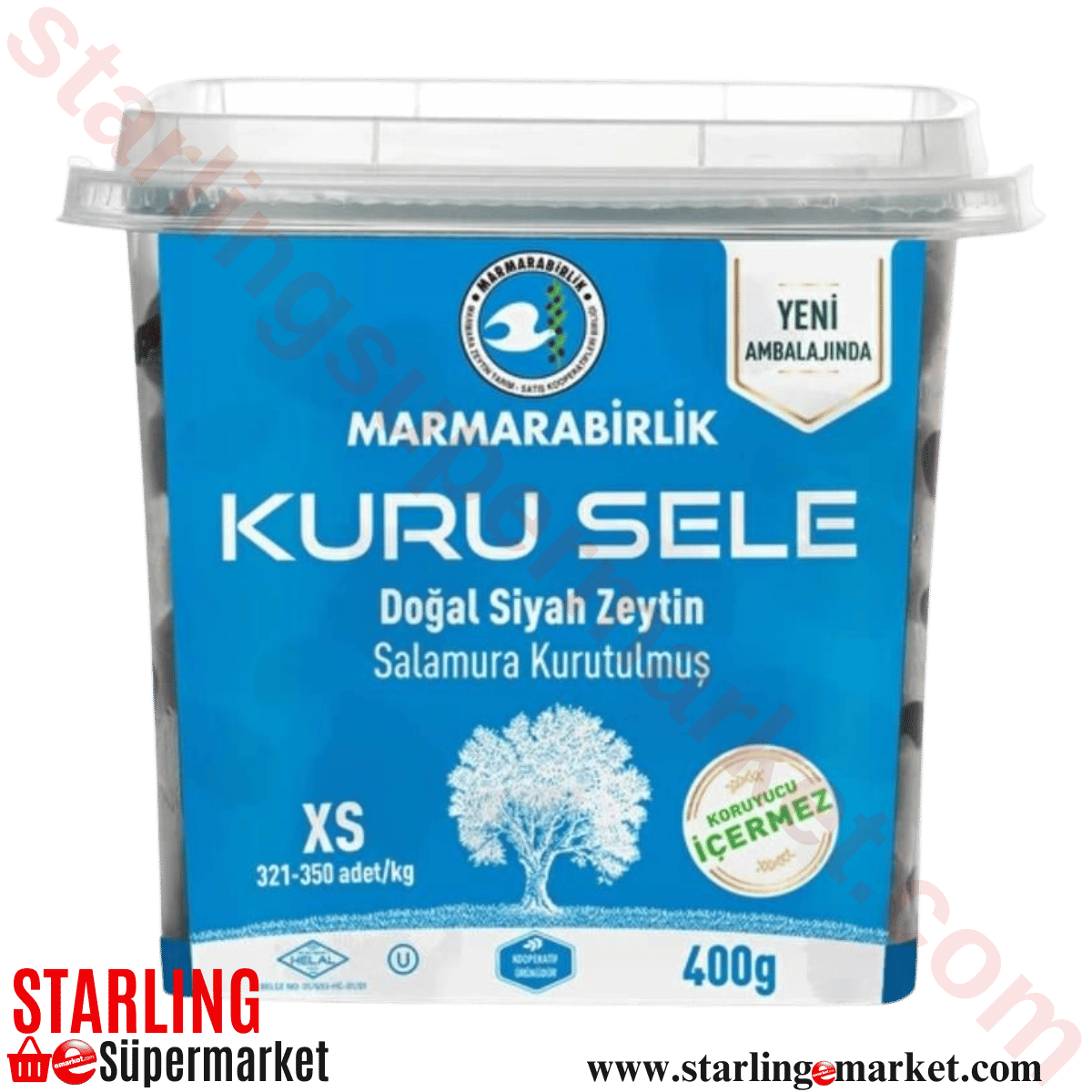 MARMARABIRLIK ZEYTIN KURU SELE EXTRA XS 400 G