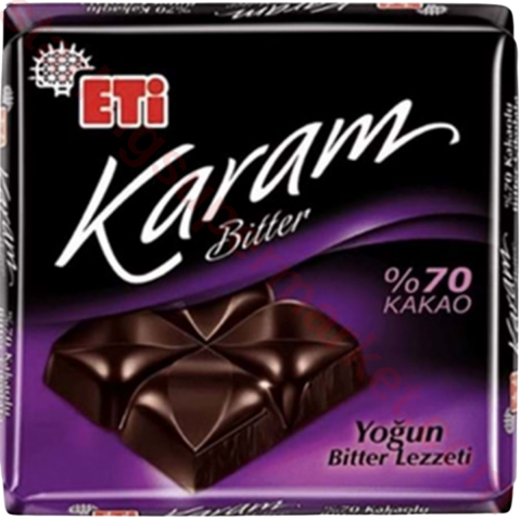 ETI KARAM CIKOLATA BITTER %70 KAKAO YOGUN 60 G