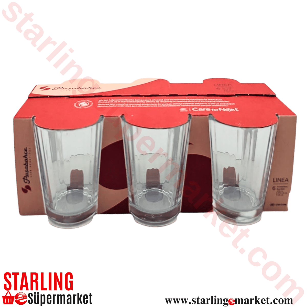 PASABAHCE LINEA SU BARDAGI 6 LI