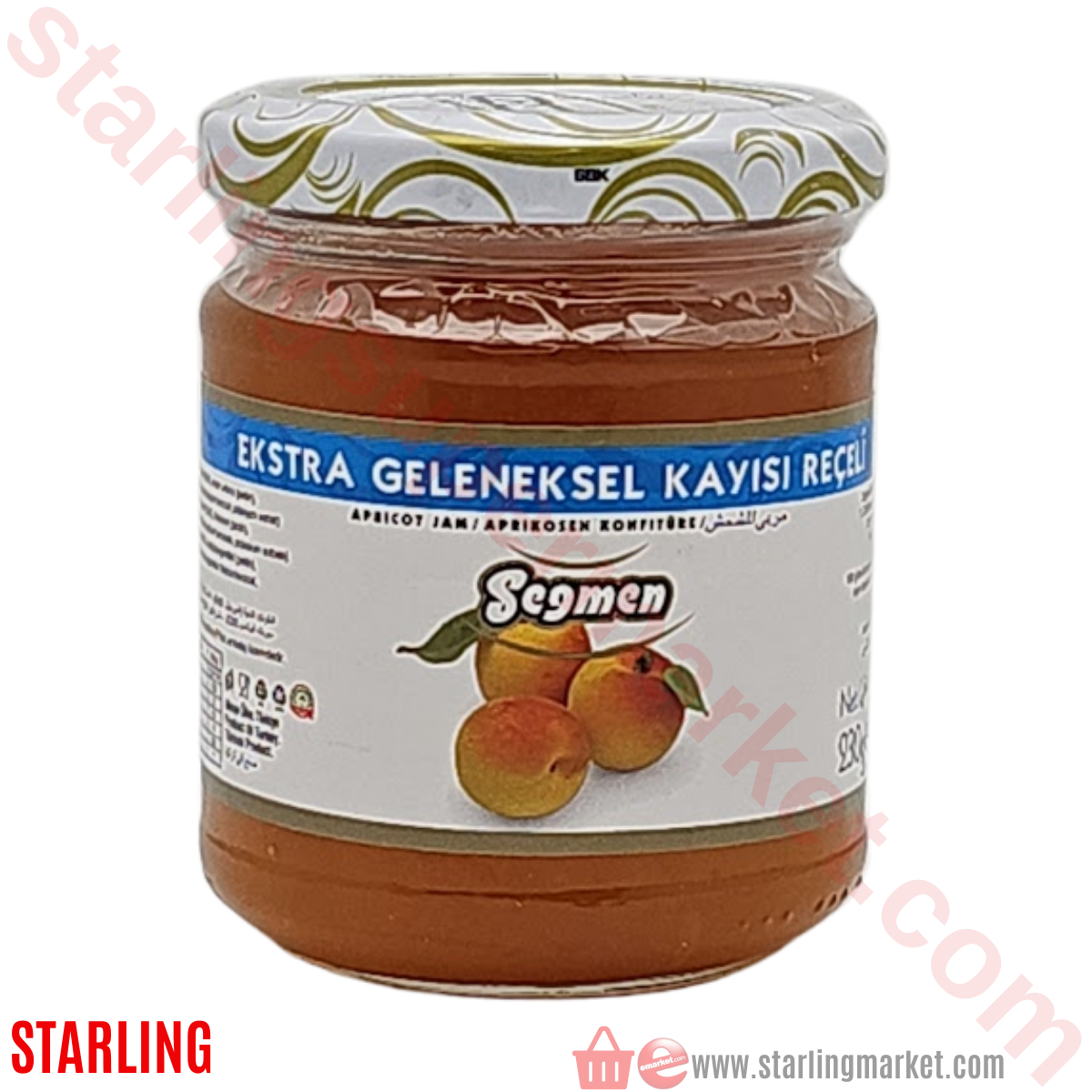 SEGMEN RECEL DIYABETIK KAYISI KAVANOZ 230 G