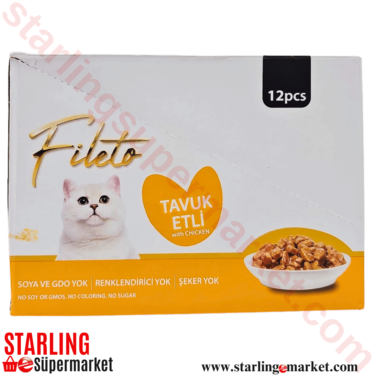 FILETO KEDI MAMASI ISLAK TAVUKLU 12*85 G
