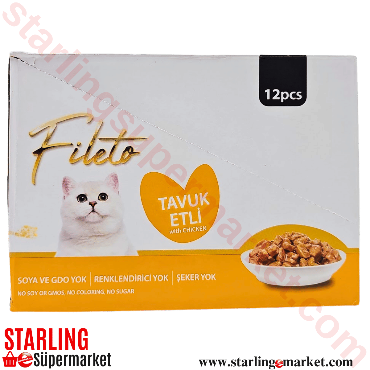 FILETO KEDI MAMASI ISLAK TAVUKLU 12*85 G