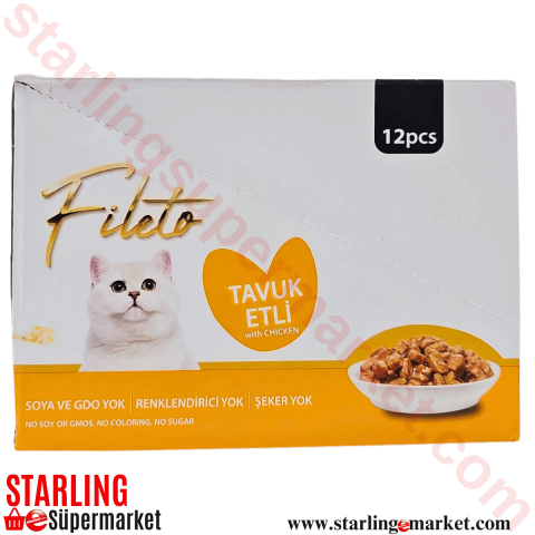 FILETO KEDI MAMASI ISLAK TAVUKLU 12*85 G