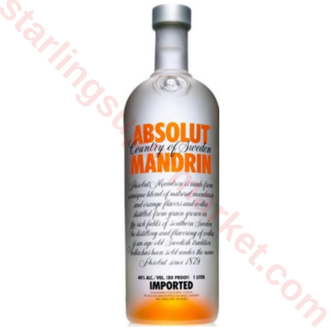 ABSOLUT VODKA MANDIRIN 70 CL