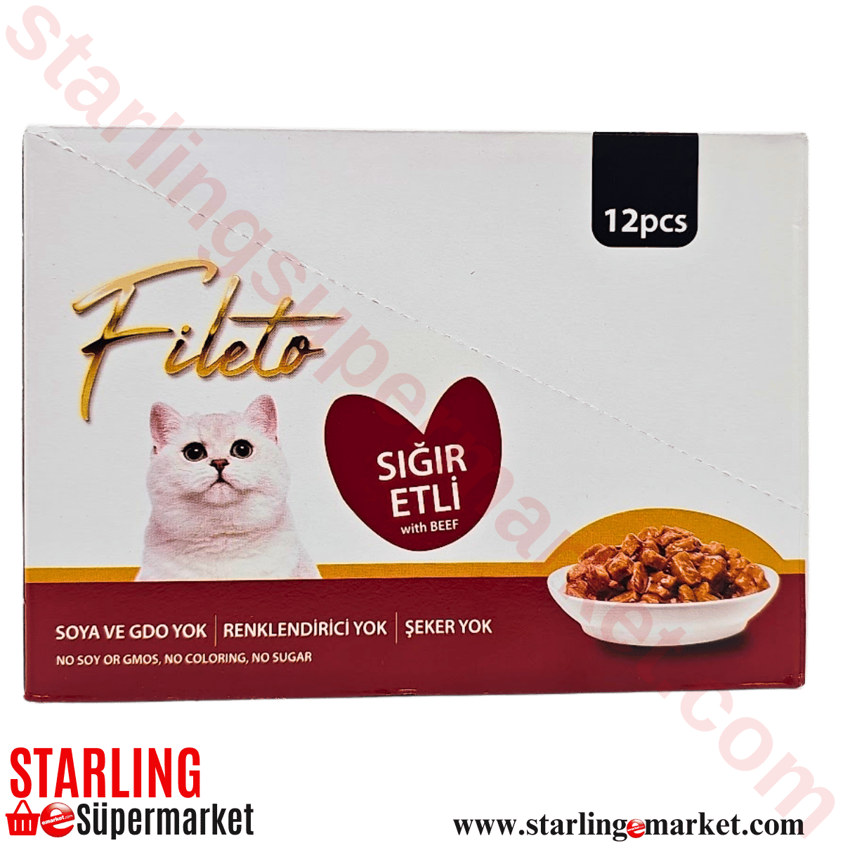 FILETO KEDI MAMASI ISLAK DANA ETLI 12*85 G