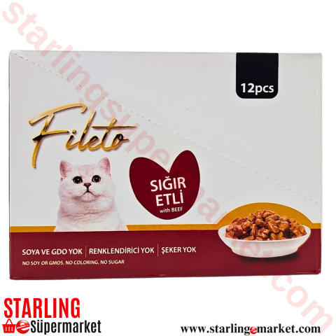 FILETO KEDI MAMASI ISLAK DANA ETLI 12*85 G