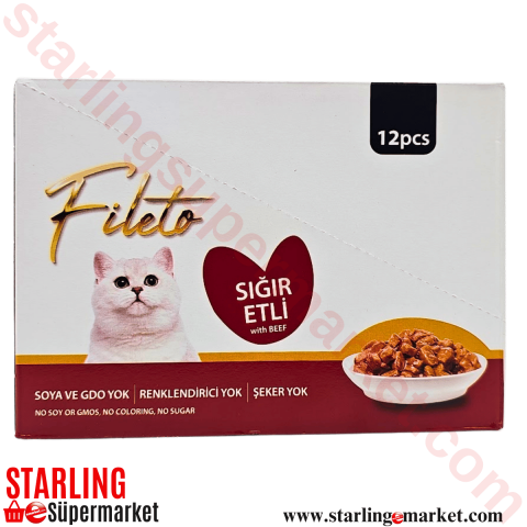 FILETO KEDI MAMASI ISLAK DANA ETLI 12*85 G